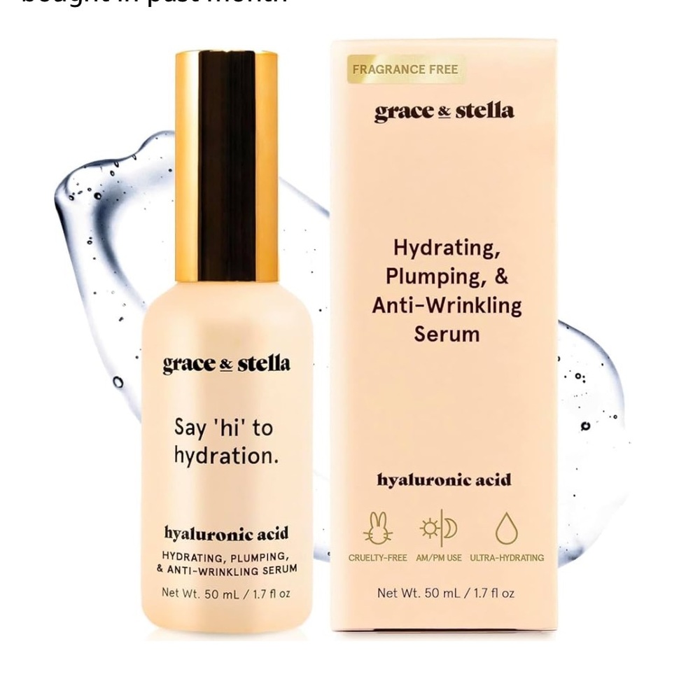 NWT - Sealed Large Grace & Stella Hyaluronic Acid